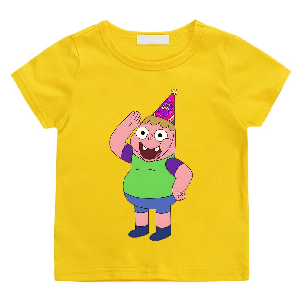 Christma Clarence Cartoon Print T-shirts Kawaii Anime Tshirt Cute Manga 100% Cotton Tee-shirt Aesthetic Cartoon Boy/girl T Shirt