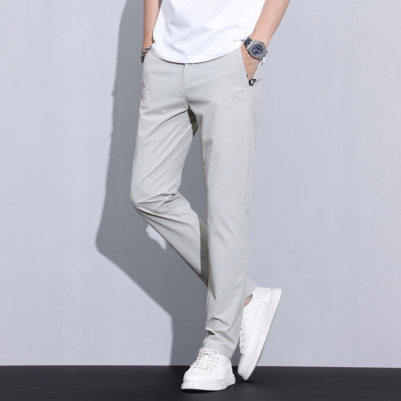 Herrenhosen Frühling und Sommer Neue lässige vielseitige Hosen Jugend drapierte gerade Haremshose