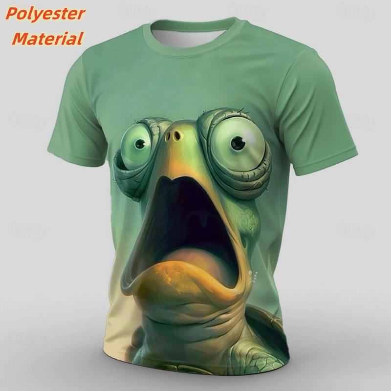 

Marine Animal 3D Print Sport Fast Dry Breathable Kids T-shirt Street Casual Fashion Trend Loose Holiday Short Sleeve Clothing Top 100