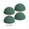4 Pieces Floral Dry Foam Hemispherical Plant Foams Supplies Decorative Blocks Green for