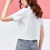 Anta X Sesame Street Color Block Logo Letter Polo Shirt Women Polo Shirts Snow-White 162328136-2