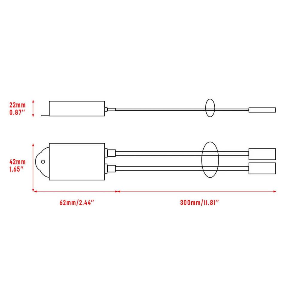 H13 9008 LED Scheinwerferlampe Canbus Fehler Anti-Flimmern Widerstand Löschgerät Decoder