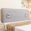 Bubble Cotton Elastic Full Wrap Headboards Cover Quilted and Thickened Solid Wood Headboard Covers Universal Dust Protection Hood