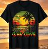 2026 Reggae Music Guitar Rasta Pride Jamaica Rasta Reggae Sunset T Shirt Fresh Chic Edgy T Shirts Edgy Chi Y2K