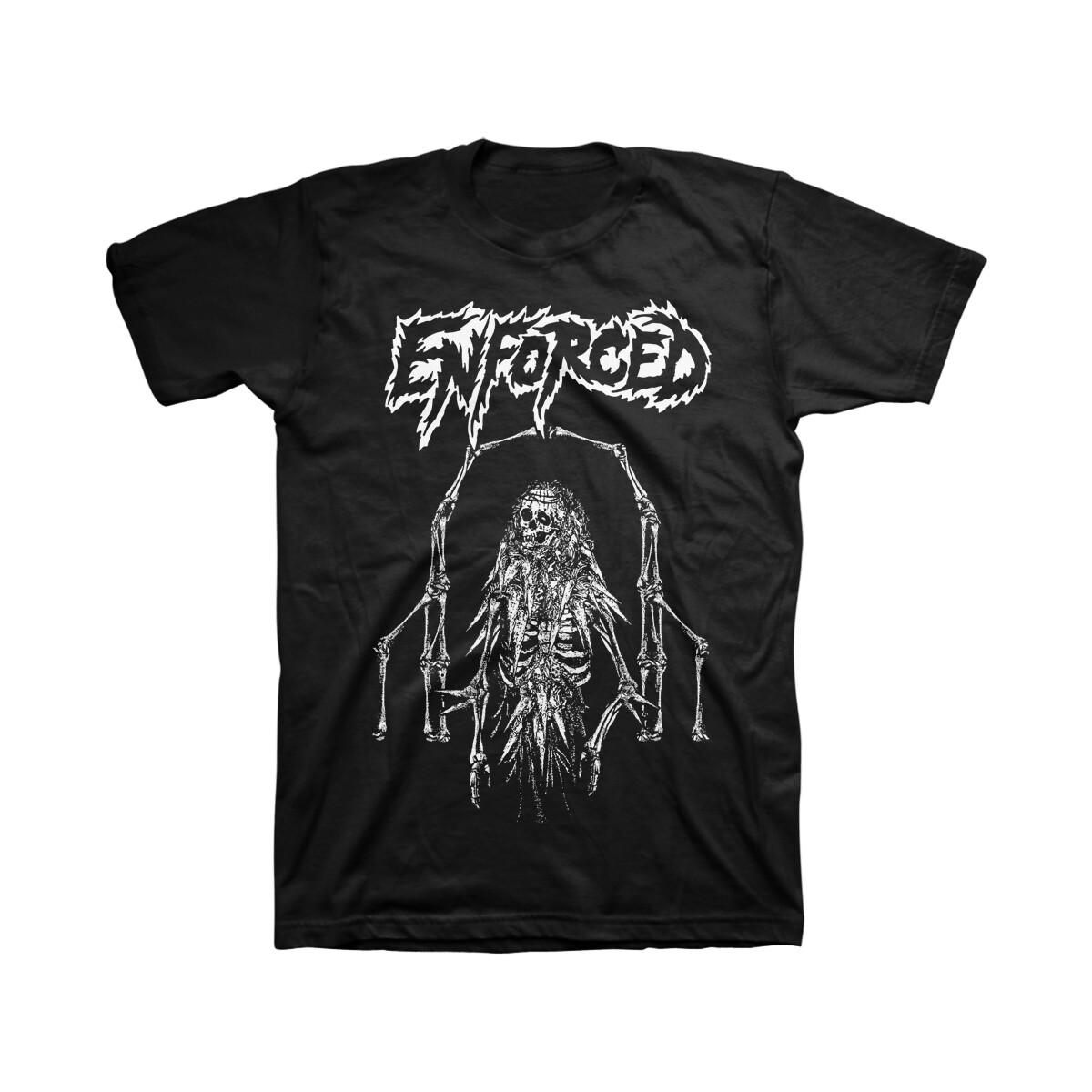 Vtg Enforced Band Music Lover Heavy Cotton Black Full Size Unisex Shirt S разноцветный