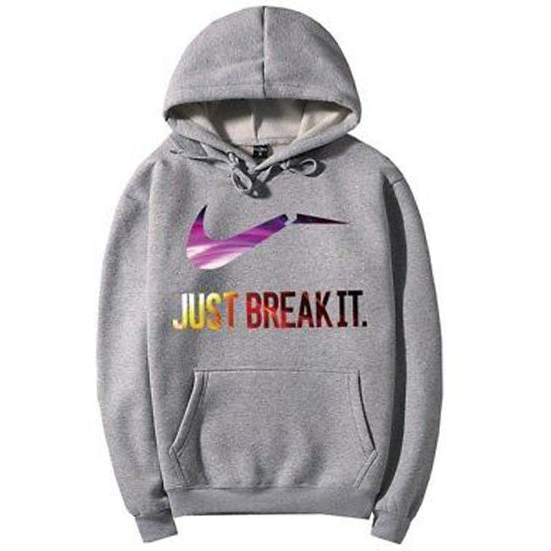 Men's Just Break It Hoodie Pullover Sweatshirt Jumper Soft Breathable Warm Coat