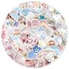 100 Cartoon Gentle Ins Aesthetic Graffiti Stickers DIY Decorative Guitar Notebook Suitcase DIY Waterproof