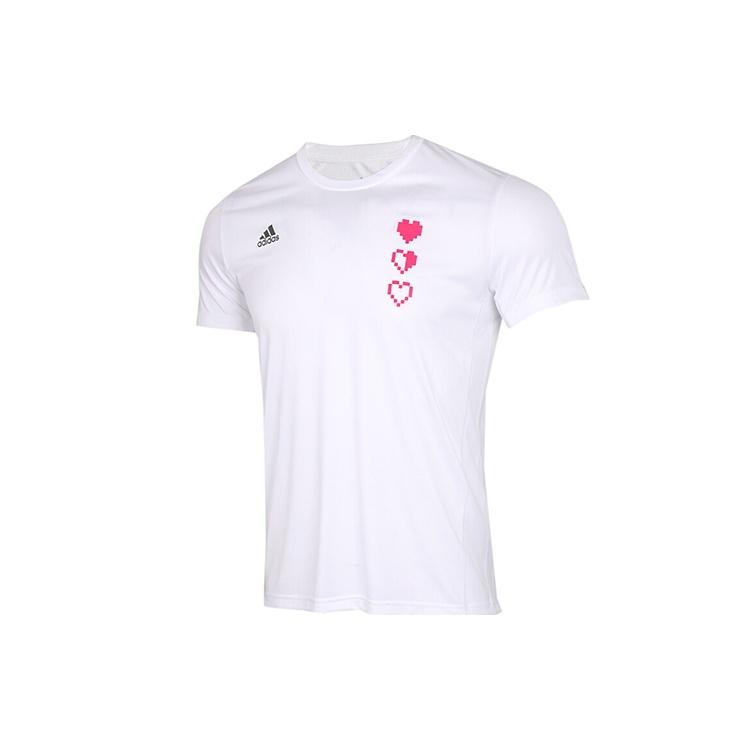 adidas 25/7 Running Sports Short-sleeve Men White 7 Tee Men s FL6824 S