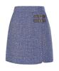ECOLEDEPARIS Tweed Skirt With Tabs_Rb3Xwsam15Z