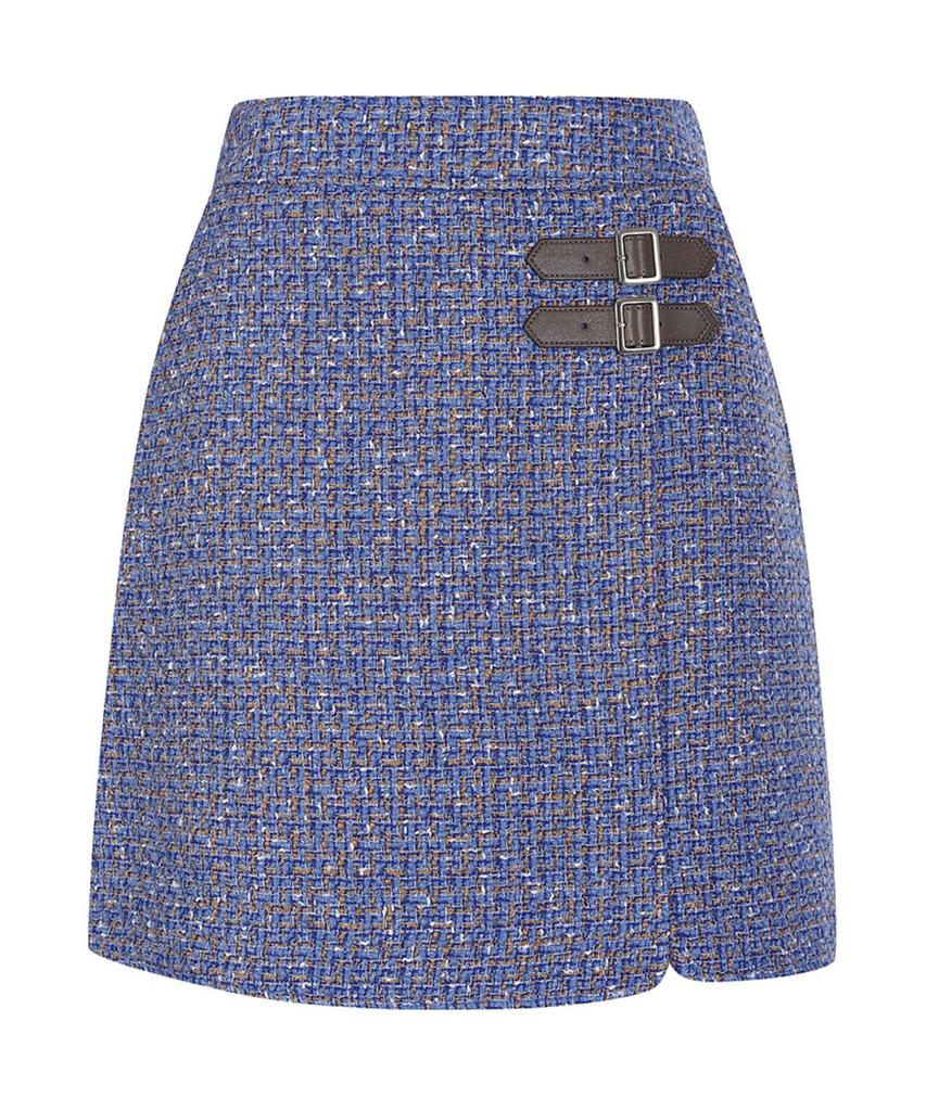 ECOLEDEPARIS Tweed Skirt With Tabs_Rb3Xwsam15Z