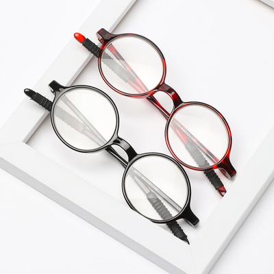Women Men Round Frame Vision Care Ultralight Far Sight Eyewear Vintage Protable Presbyopic Eyeglasses Fashion Reading Glasses