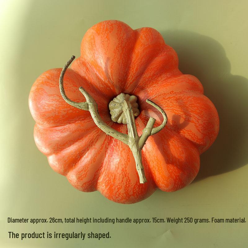 Foam Pumpkin & Maple Leaf Props for Halloween