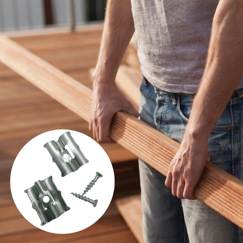 Outdoor Deck Fasteners Spacing Durability Stainless Steel Composites Flooring Hardware for Outdoor Wood Plastic Floor