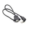 USB A Male To USB-B Female Cable USB2.0 Elbow B Male To Female Cord USB Type B Wire Printer Panel Mount Extension Cable
