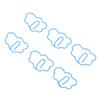 100 Pcs   Shaped Paper Clips Cute Fun Decorative Iron Bookmarks Planner Clips with Transparent Box for Study Work