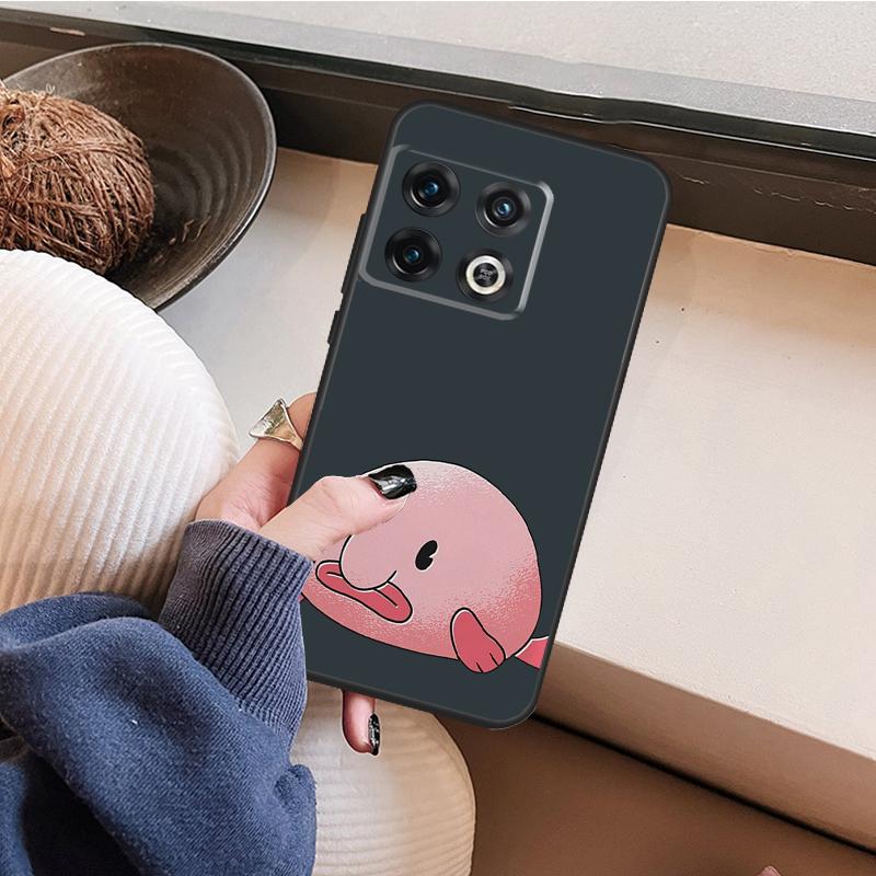 Cartoon Blobfish For OnePlus 15 13 12 11 12R 10R 13R 15R 10T 8T Case For OnePlus Nord 5 CE 2 3 4 Lite N20 N30