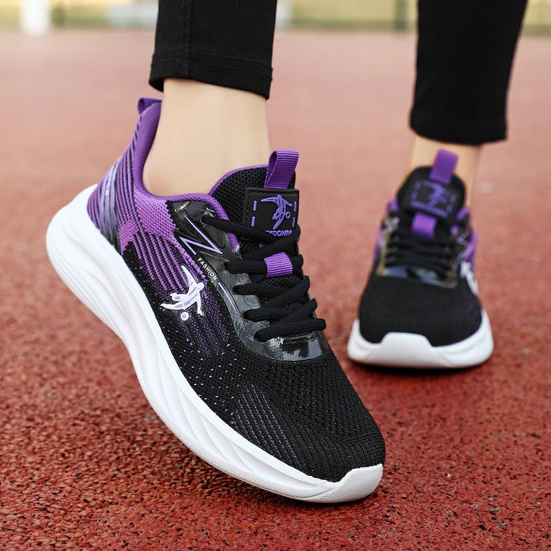 Joni Danlai Brand Sports Shoes Spring and Autumn Mesh Running Shoes Lightweight Non-slip Casual Travel Shoes Women