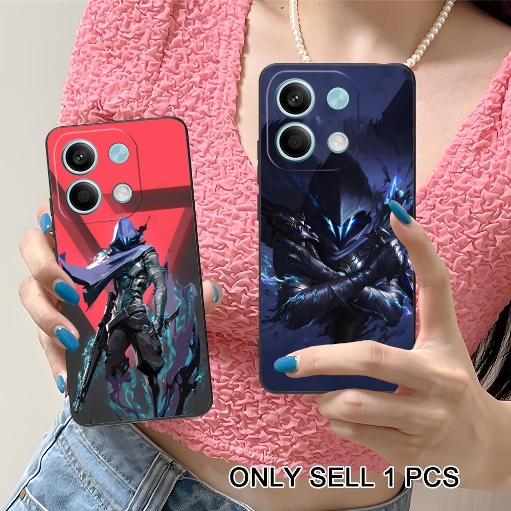 Valo Omen Phone Case for Xiaomi Redmi Note 14 13 12 11 S Pro Plus 4G 5G Soft TPU Shockproof Cover
