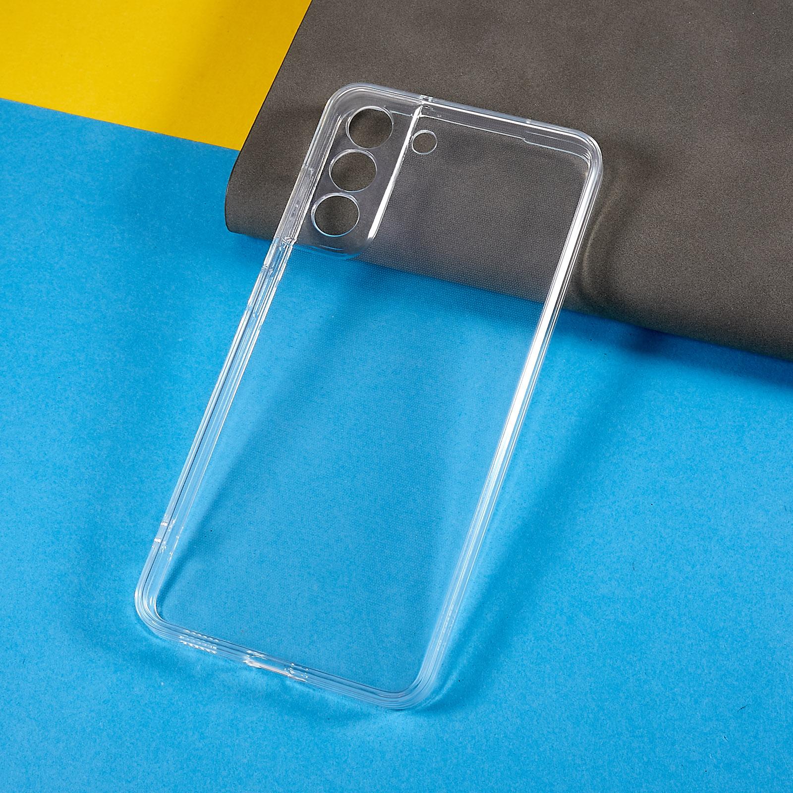 

For Samsung Galaxy S21 FE 5G HD Clear Phone Cover 1.5mm Thickened Flexible TPU Phone Back Case A