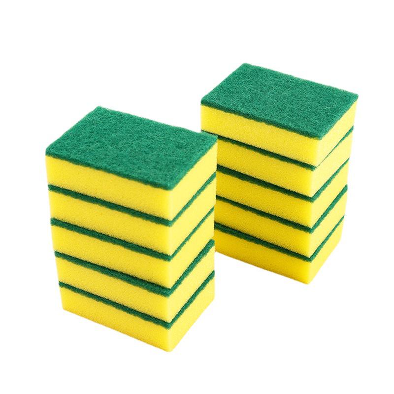Double-Sided Magic Sponge Scouring Pads for Kitchen Cleaning