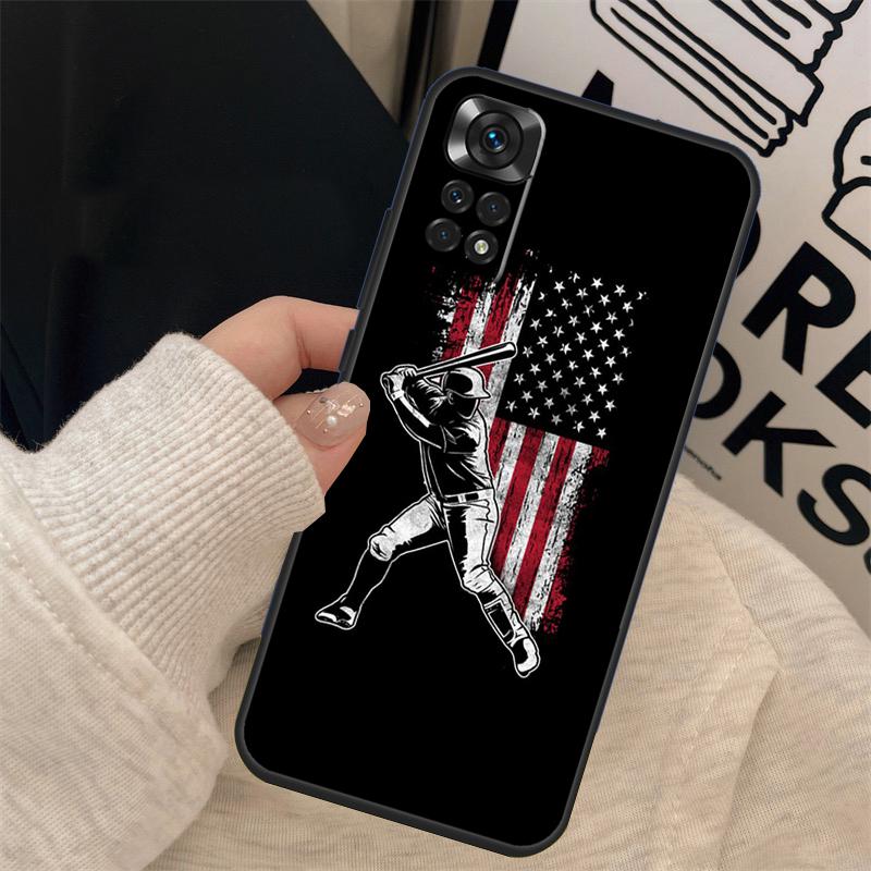 Baseball Cover For Xiaomi Redmi Note 14 12 11 10 13 15 Pro Plus Case For Redmi 15 15C 14C 10C 12C 13C