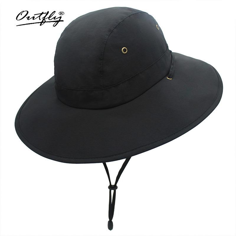 Summer Outdoor Sun Protection Fishing Hat Anti-splashing Surf Big Brim Sun Hat Bucket Hat