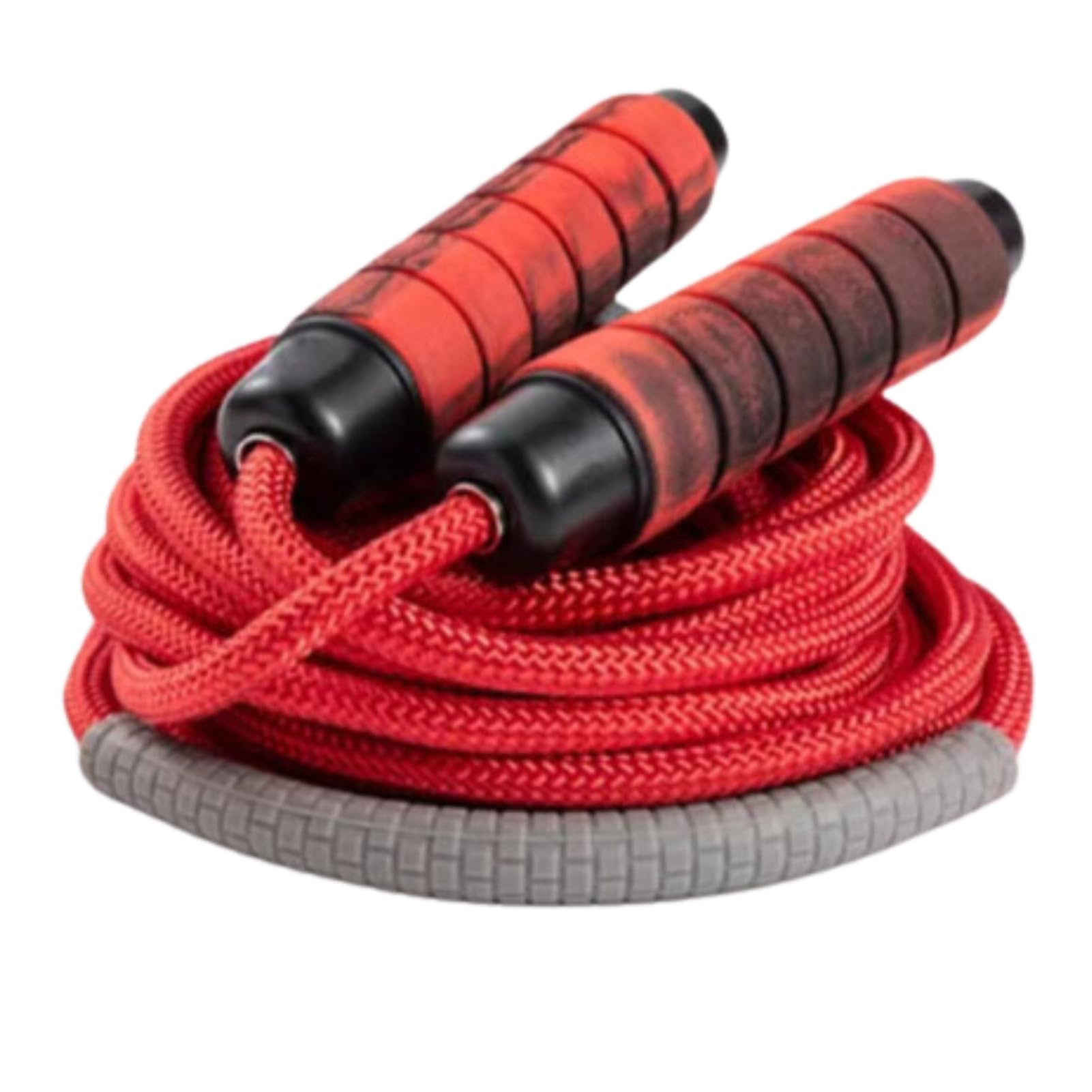 

Uccellino Long Jump Rope, Non-Slip, with Grip, 5m, 7m, 10m, for Competitions, Practice, and Bearings (Red, 7m)