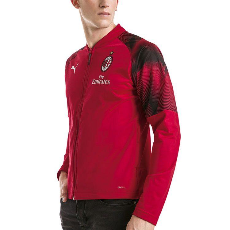 PUMA Acmilan Jackets Men's Red Baseball Collar Moderate Other 754864-02