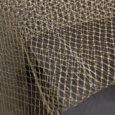 Hartes Netzgewebe Ausgeschnittenes Netzschleier-Styling-Design Nähte Stoff Brautkopfschmuck Hochzeitsdekoration DIY-Materialien