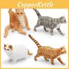 Pet Cat Model Pvc Decorative Animal Figurine For Kids Home Decor