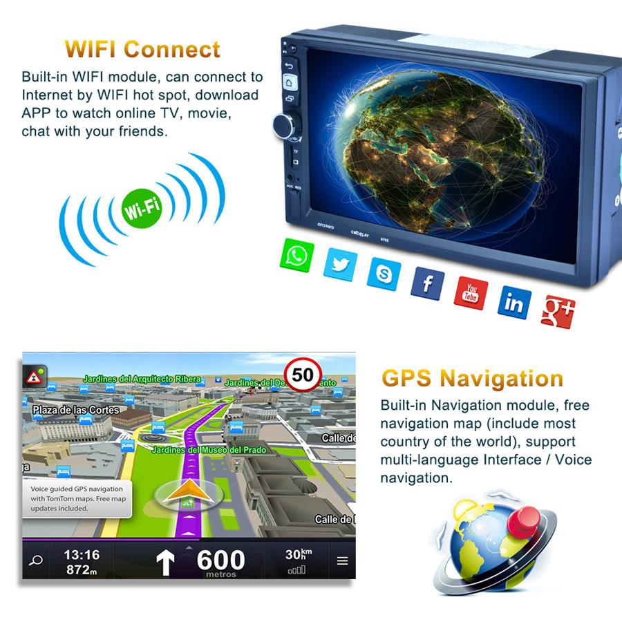 9'' Android 2 Din Car Radio Multimedia Touch Screen Video Player  Auto Audio MP5