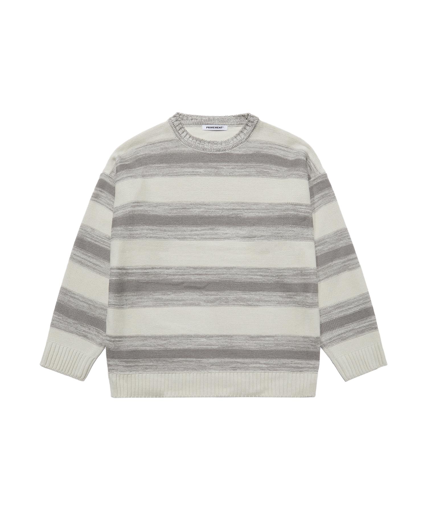 Primoment Stripe Mix Knit Ivory Free
