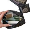 Nylon Mesh Zipper Cosmetic Bag Portable Travel Organizer Small Large Black Transparent Toiletry Pouch Makeup Storage Bags