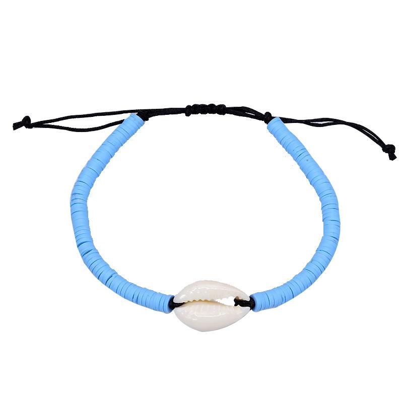 Bohemian Beach Shell Handmade Woven Bracelet Adjustable Rope Chain Bracelets for Women Cuff Jewelry