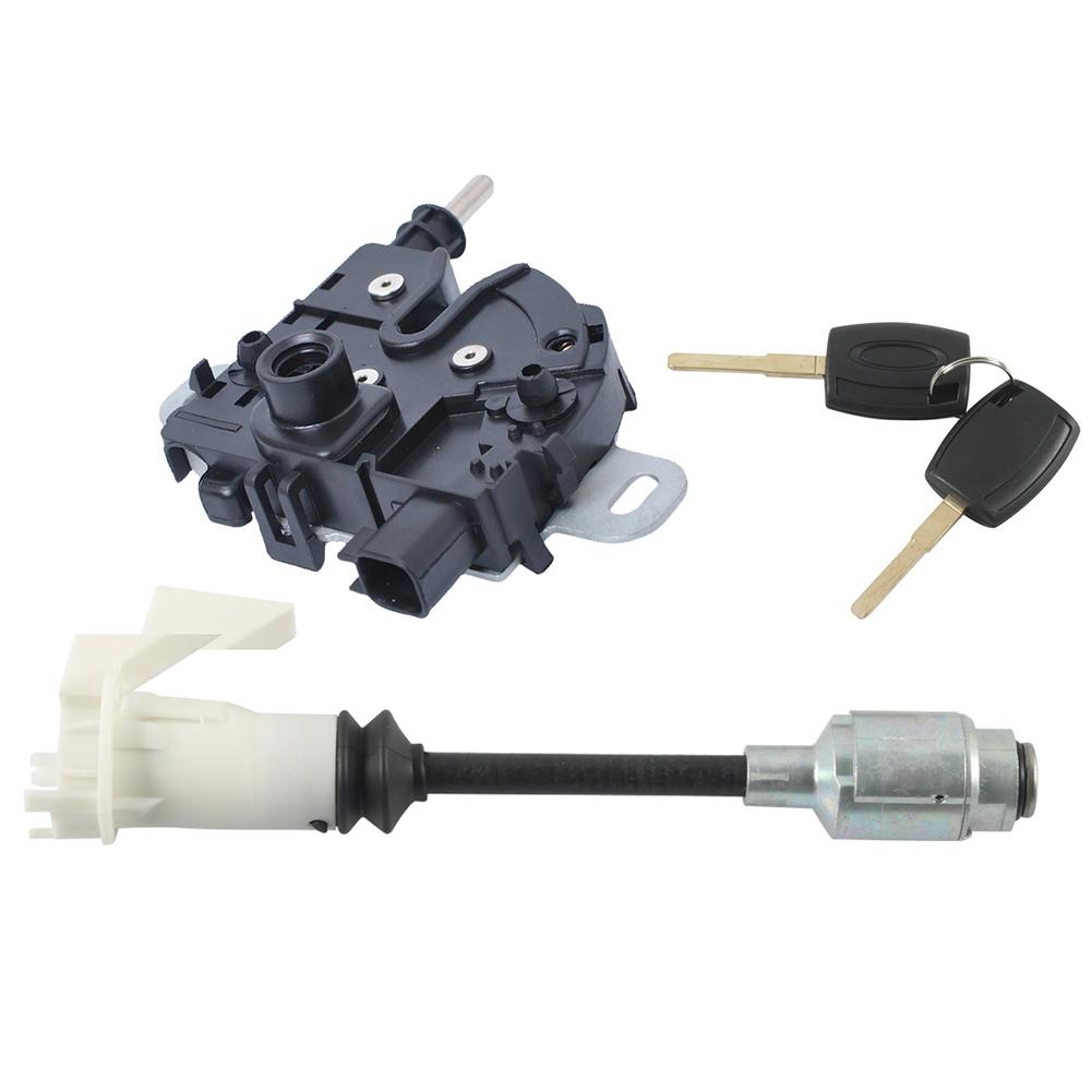 

Bonnet Release Lock Latch Repair Kit Key 4M5AA16B970BA 1343577 Bonnet Hood Release Lock Assembled Repair Kit for Ford Focus