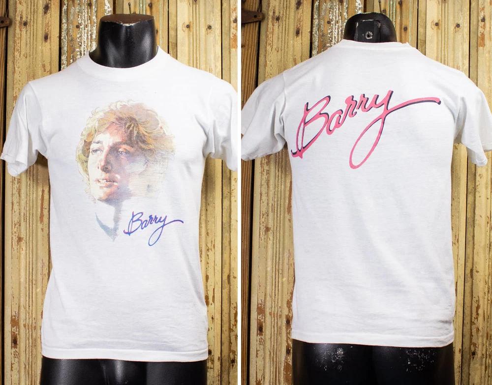 Vintage Barry Unisexilow Concert T Shirt 80s White S