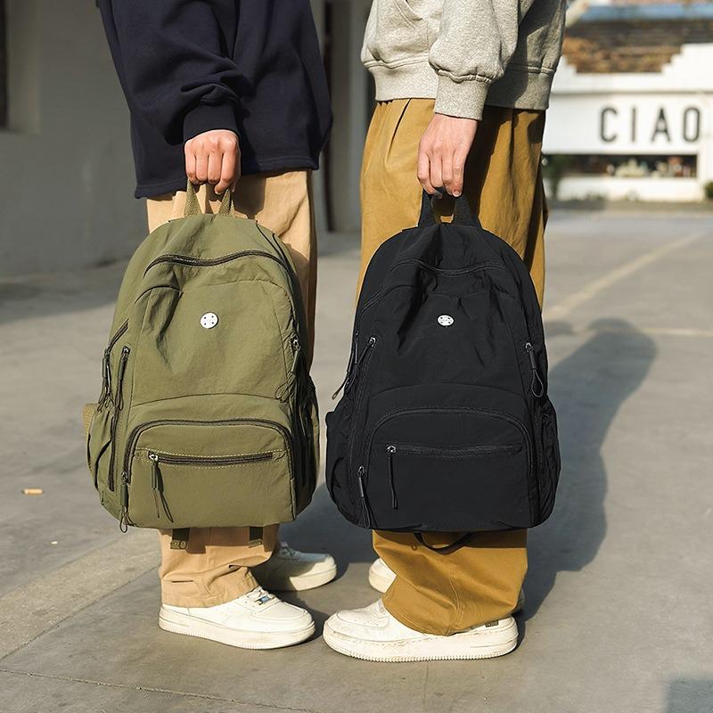 Stylish and simple casual backpack, student schoolbag, new spring excursion backpack