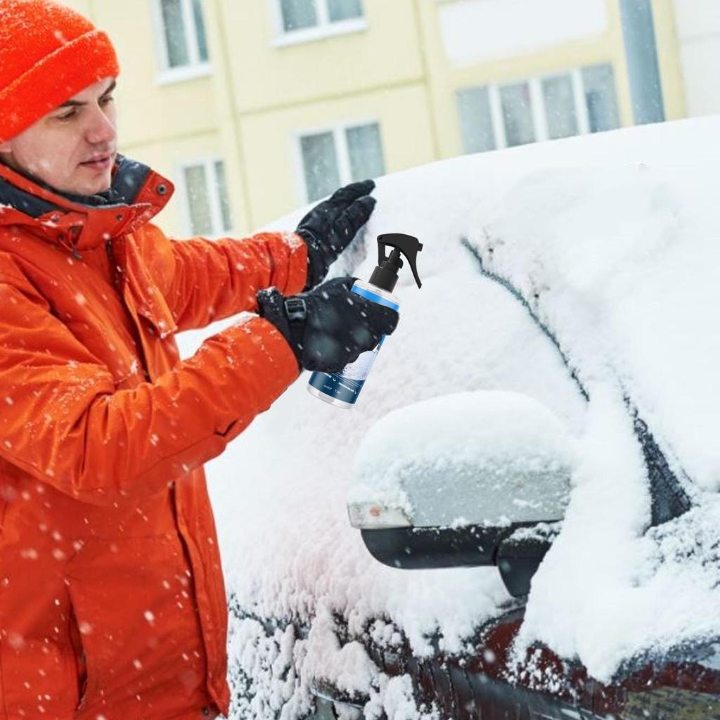 Deicer For Car Windshield 100ml Fast Snow Remover Defrost Spray For Car Windshield For Automotive Vehicles Including Trucks SUVs