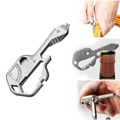 11 In 1 Multitool Key Stainless Steel EDC Key Ring with Screwdriver/Bottle Opener Portable Outdoor Camping Gadgets & Home Tools