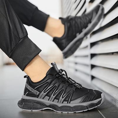 Neue Mode Herren Vier Jahreszeiten Bequeme Dicke Sohle Schuhe Studenten Jungen Trendige Weiche Sohle Atmungsaktive Lässige Lauf-Sneaker