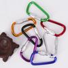 6PCS/Pack Colorful Aluminum Alloy Carabiner 7 Colors Available Key Chains Carabiners for Camping Hiking Travel Outdoor Tools ZYF