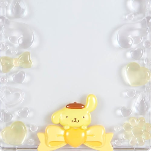 Sanrio Photo Holder (Enjoy Idol) Pom Pom Purin Approx. Width 9.5 X Depth 1 X Height 14 Cm L Size Storage Size: Within 13 X 9.1 Cm 690007