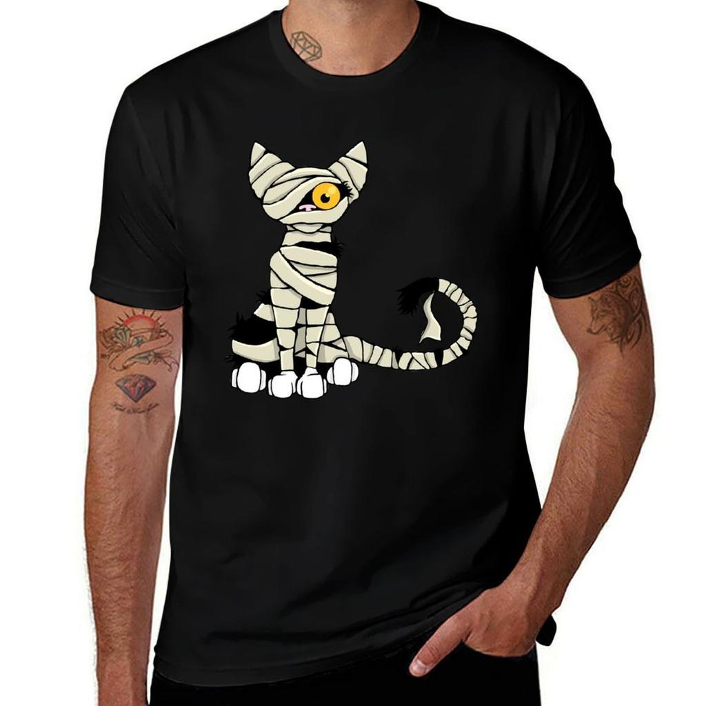 Mummy Cat TShirt Halloween Theme TShirt