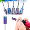 Tungsten Carbid Nail Drill Bits for Electric Manicure, Milling Cutters Nail Files for Nail Gel Polish Remove Nail Tools