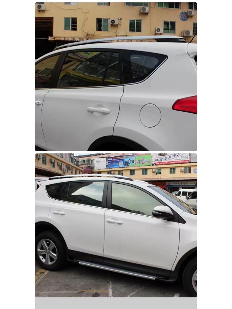 Aluminum Alloy Roof Rack Cross Bars for 2014-2018 RAV4, Screw-Locking Type