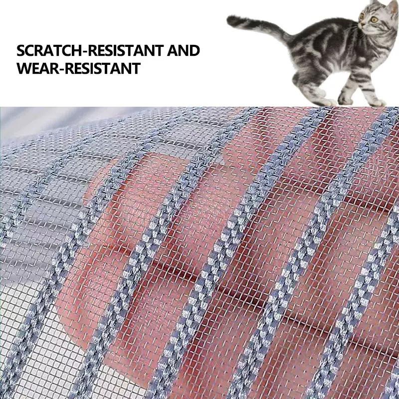 Summer Mosquito Screen Window Household Mosquito Proof Window Screen Self-adhesive Anti Cat Scratching Encrypted Diamond Mesh