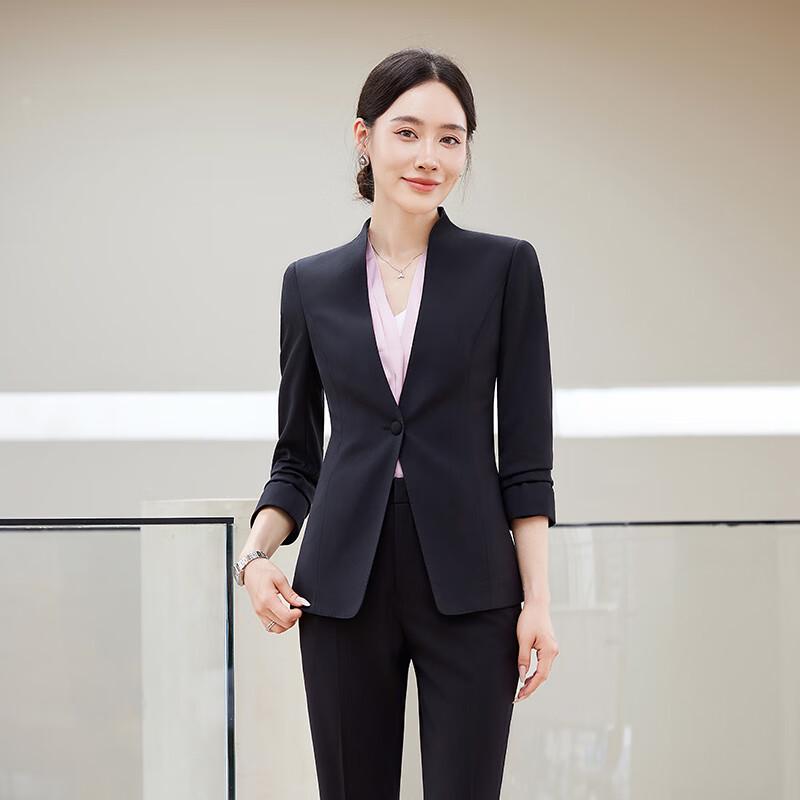 Women s New Chinese Style Professional Suit Set L