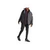 Adidas Striped Removable Hood Zip Fit Jacket Men Jacket Black IB1648