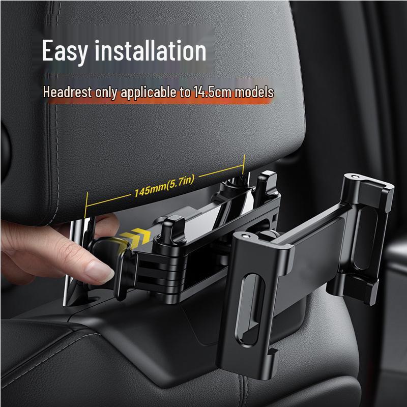 Universal Retractable Car Headrest Bracket for Phones & Tablets