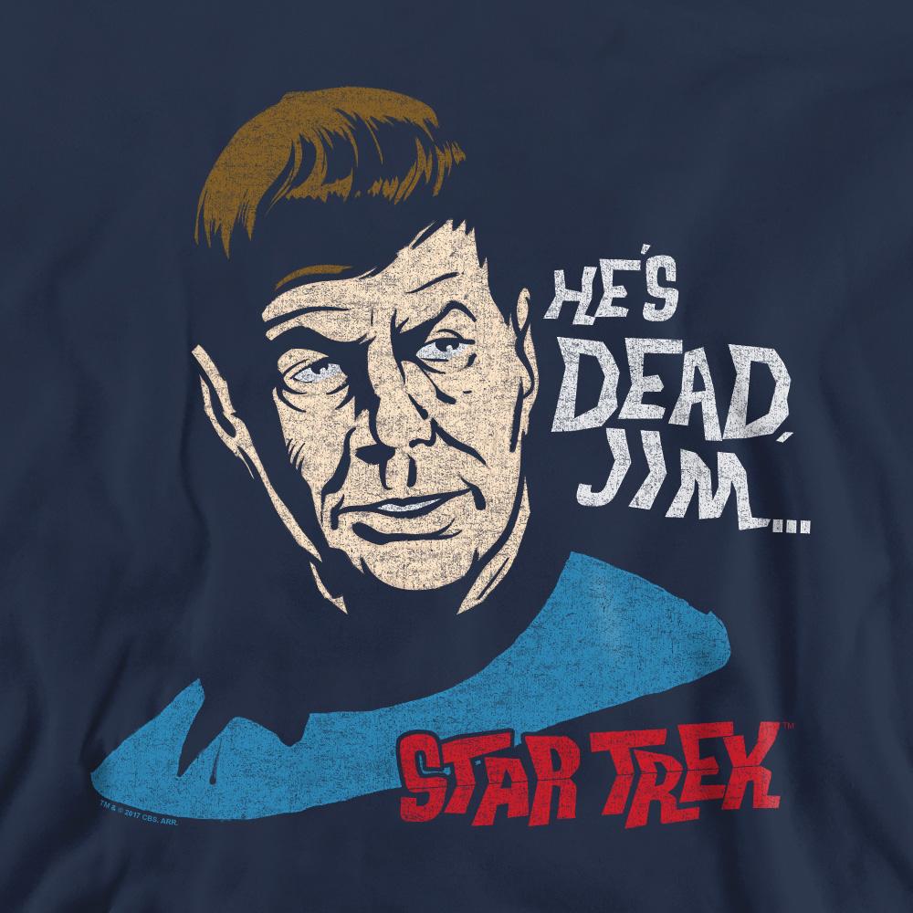 STAR TREK Unisex Adult HeÂ´s Dead Jim Sweatshirt